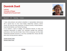 Tablet Screenshot of dominikduell.com